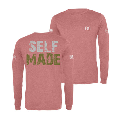 Mauve Self Made Men's Dri Fit Long Sleeve