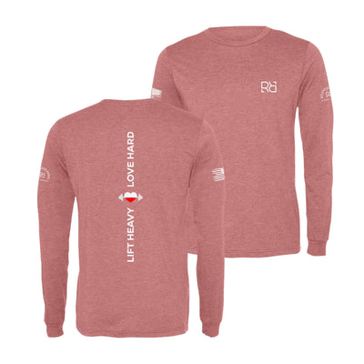 Mauve Lift Heavy Love Hard Men's Long Sleeve