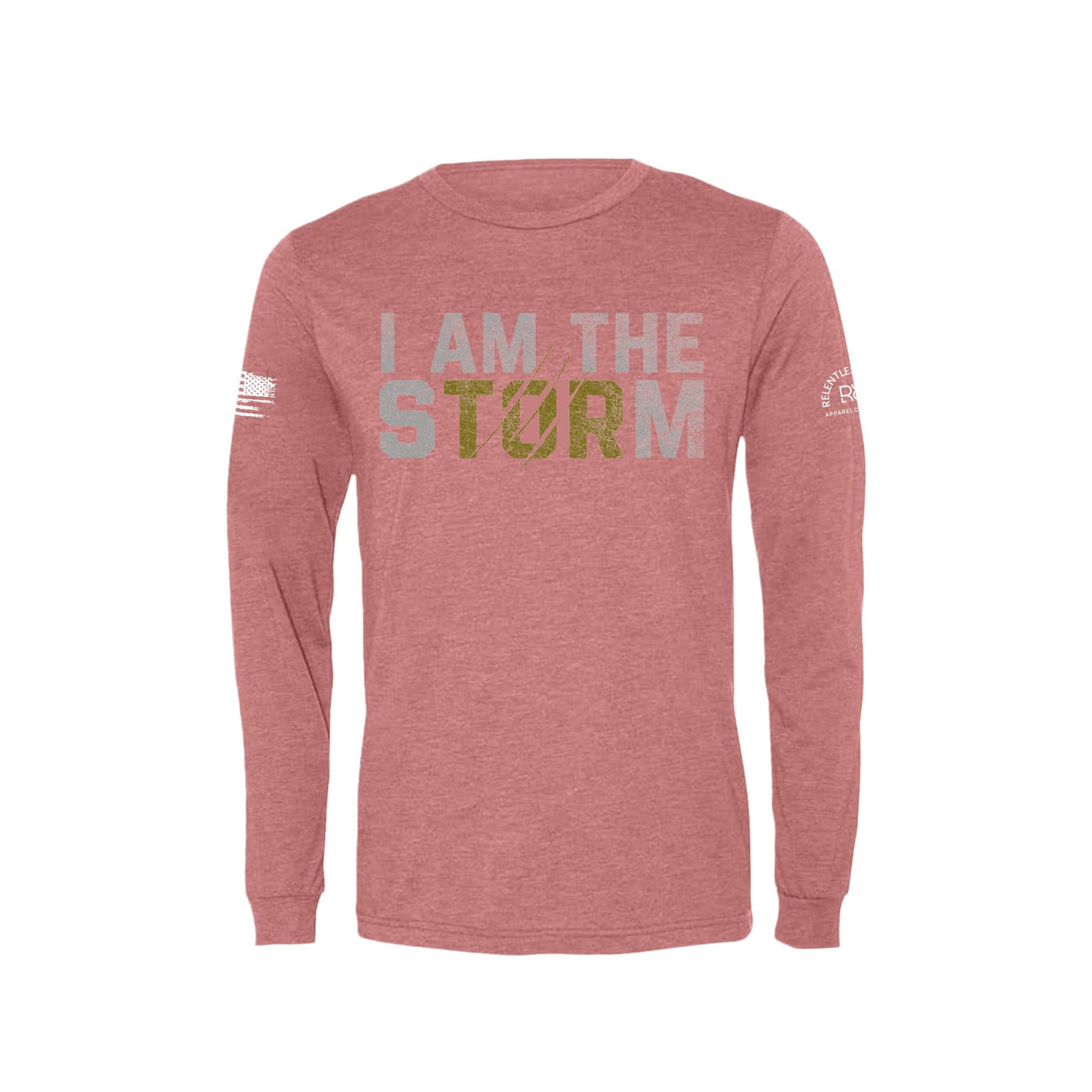 Mauve I Am The Storm Men's Long Sleeve