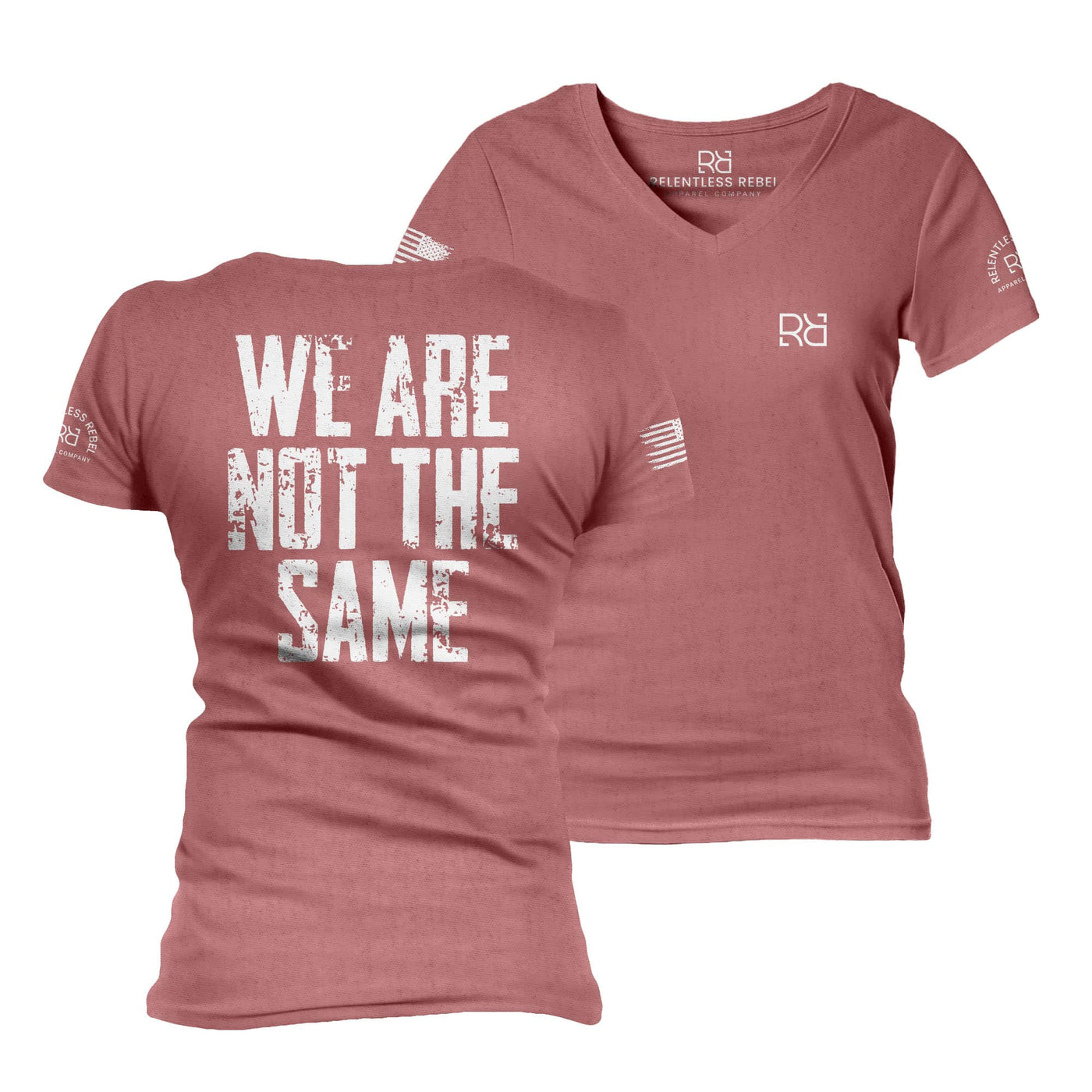 Mauve We Are Not the Same Women's V-Neck Tee