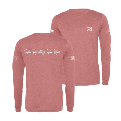 Mauve Relentless Rebel Men's Long Sleeve