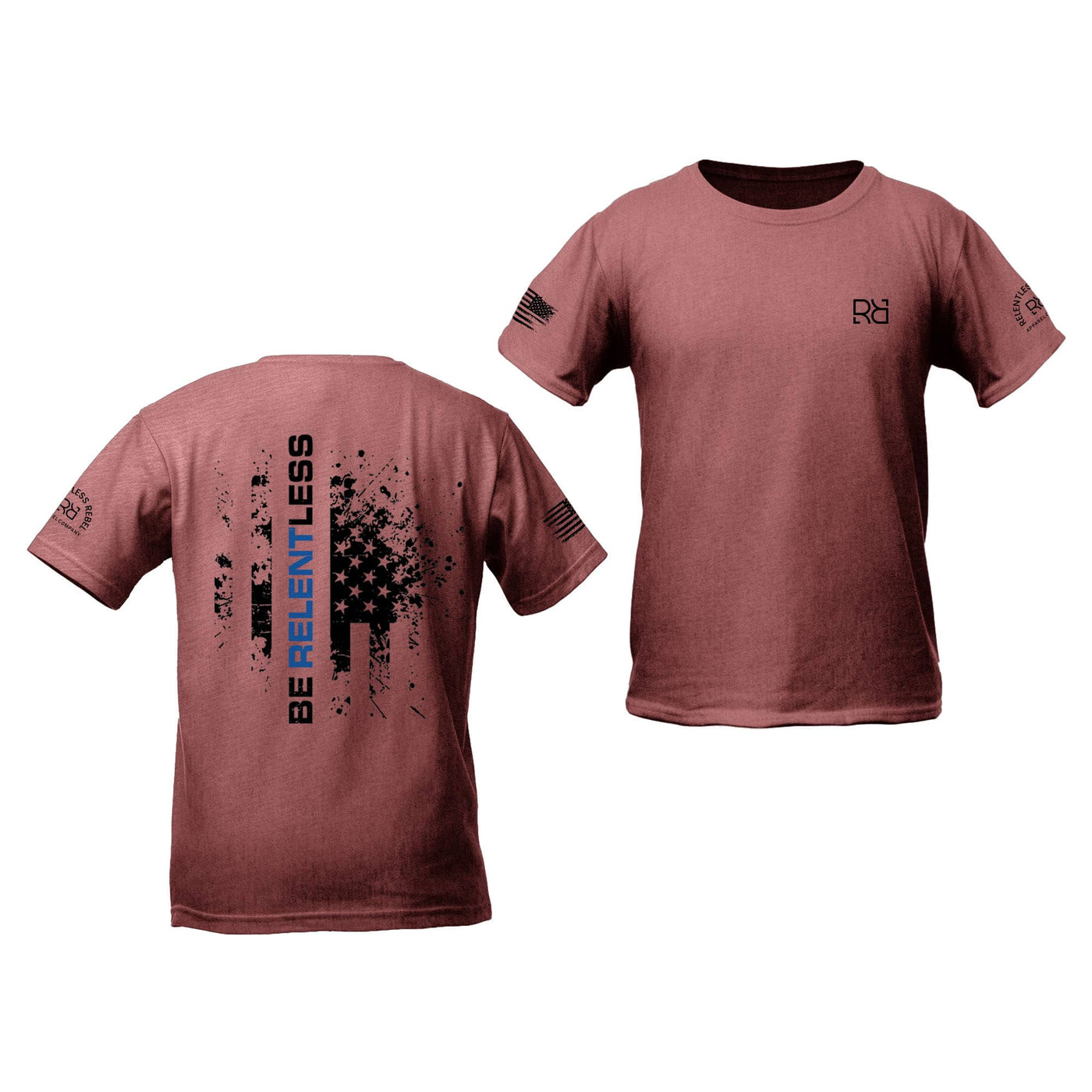 Mauve Be Relentless Law Enforcement Edition Youth Tee