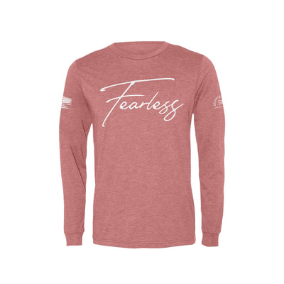 Mauve Fearless Men's Long Sleeve