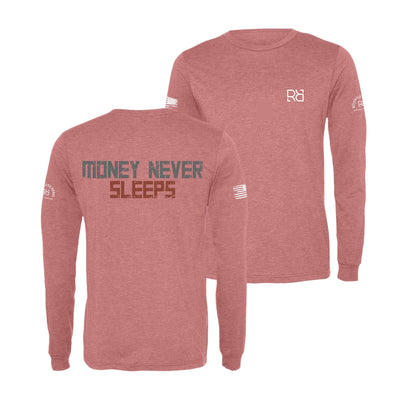 Mauve Money Never Sleeps Men's Long Sleeve