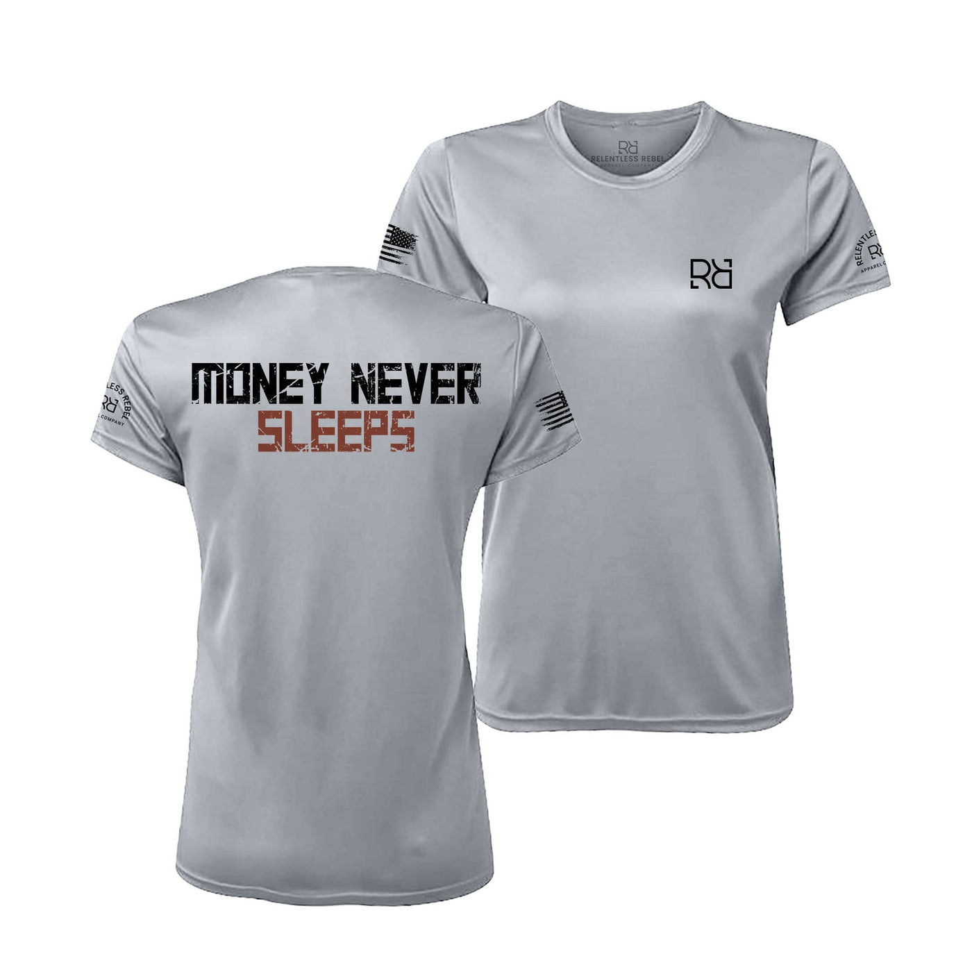 Medium Grey Money Never Sleeps Women's Dri Fit