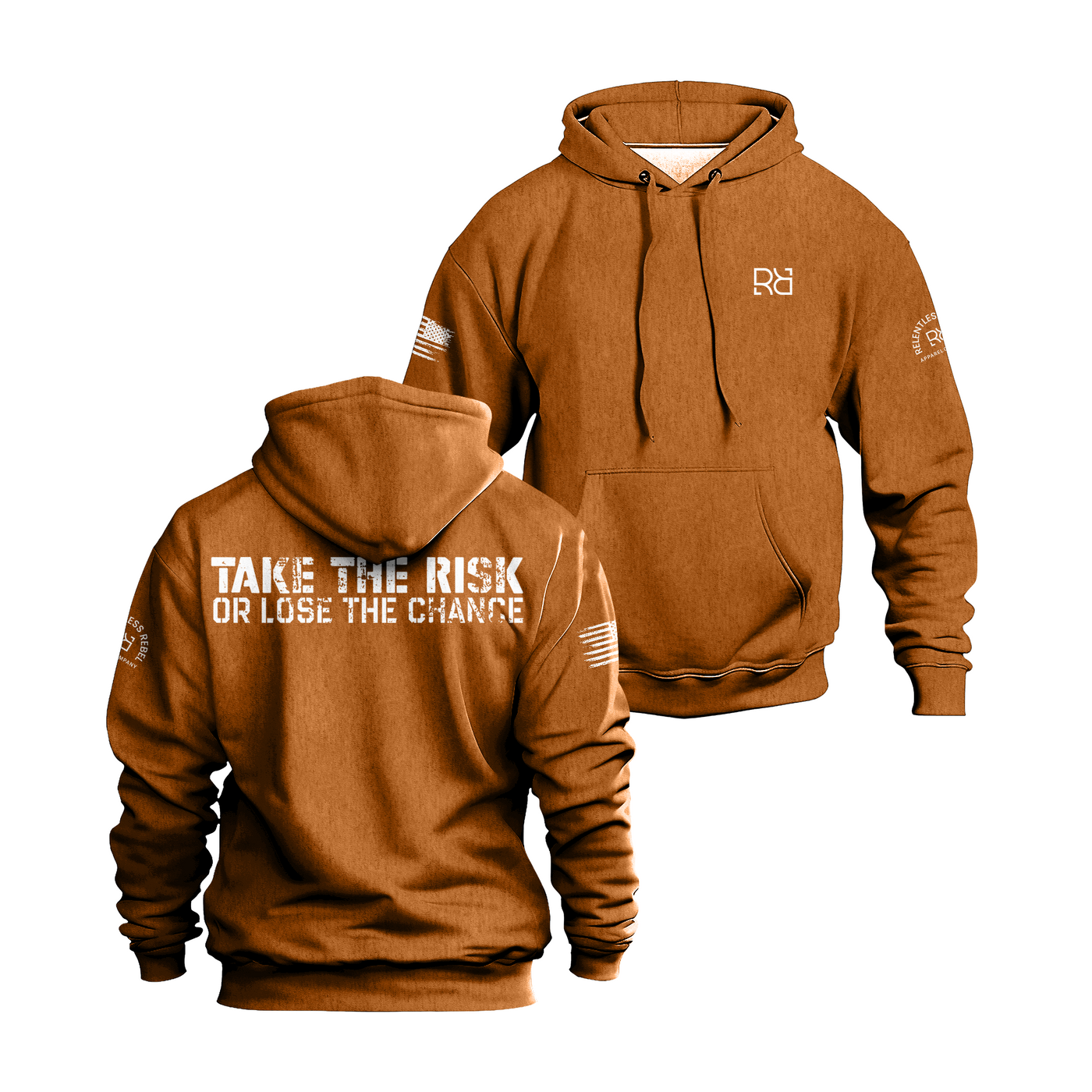 Meerkat Take the Risk or Lose the Chance Men's Hoodie