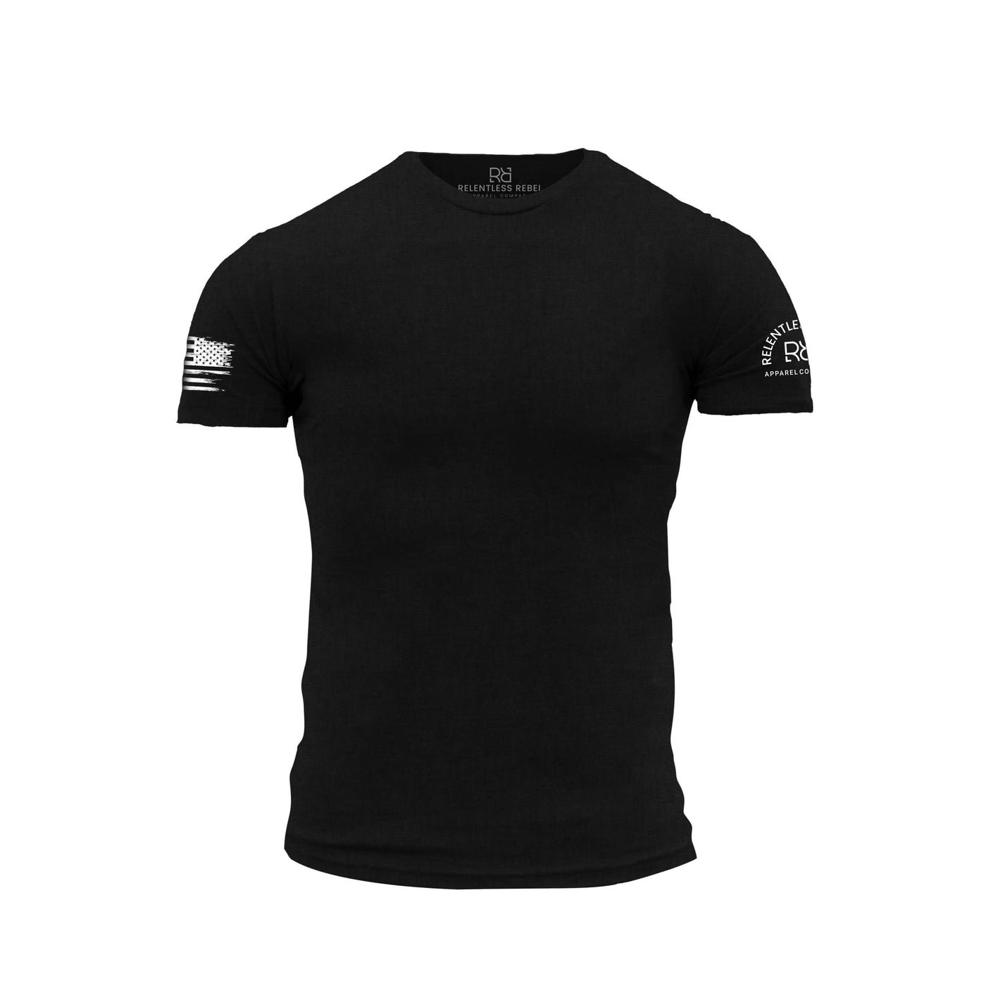 Midnight Black Relentless Rebel Wear | Premium Men's Tee