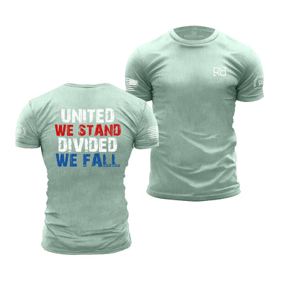 Mint United We Stand Divided We Fall | Premium Men's Tee