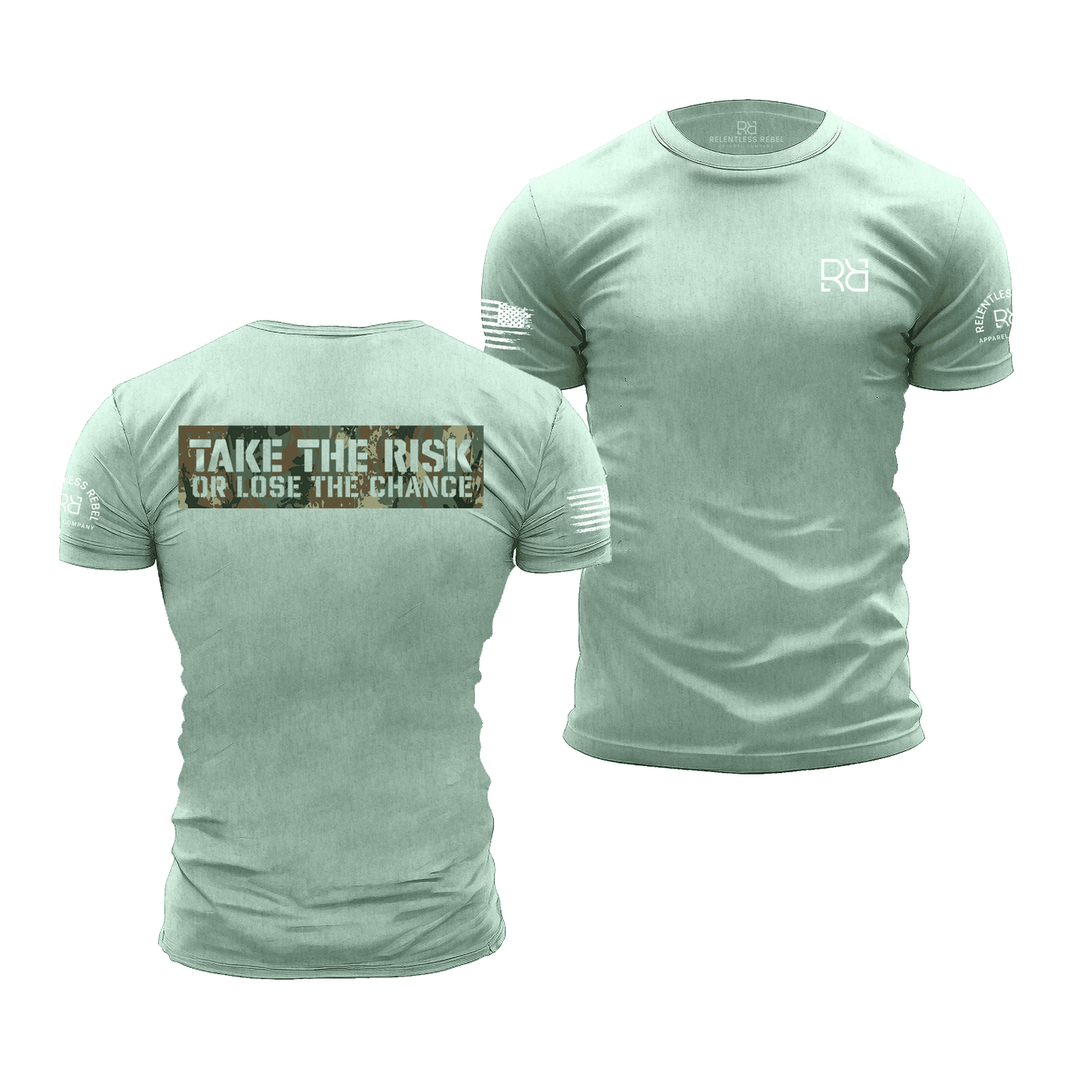 Mint Take The Risk | Premium Men's Tee