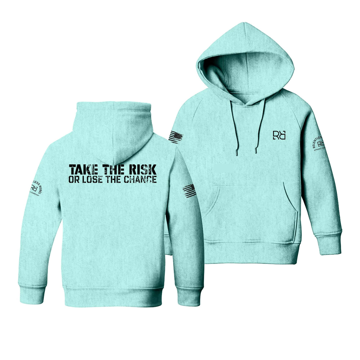 Mint Take the Risk or Lose the Chance Youth Hoodie