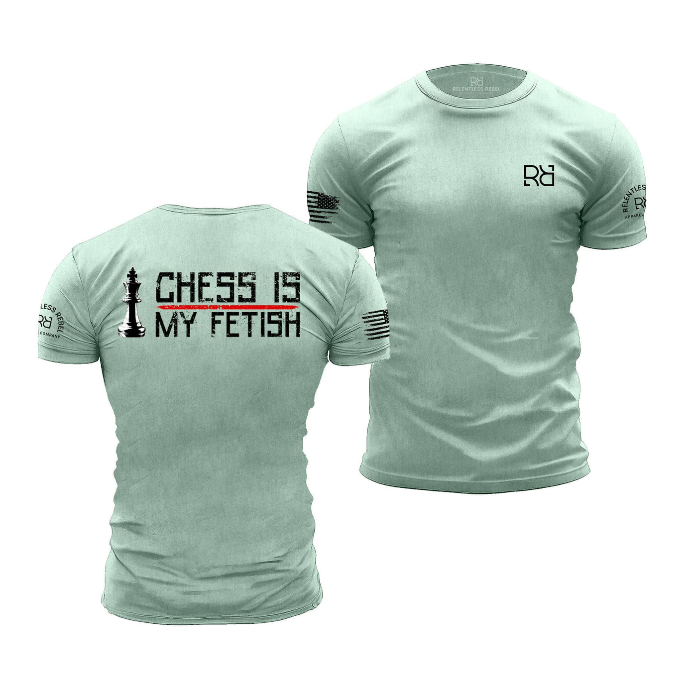 Chess in My Fetish Mint Men's Tee