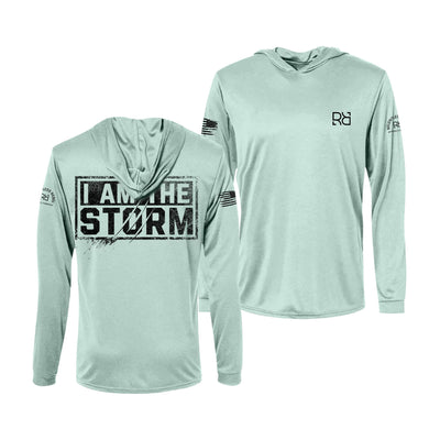 Mint I Am The Storm Men's Dri Fit Long Sleeve