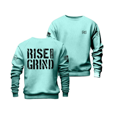 Mint Rise and Grind Crew Neck Sweatshirt