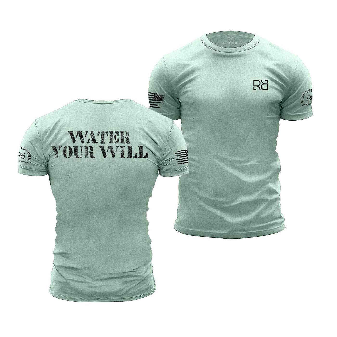 Mint Water Your Will | Premium Men's Tee