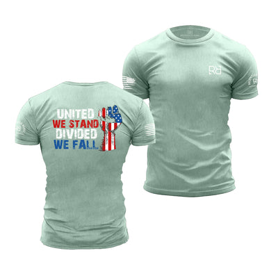 Mint United We Stand Divided We Fall | Premium Men's Tee