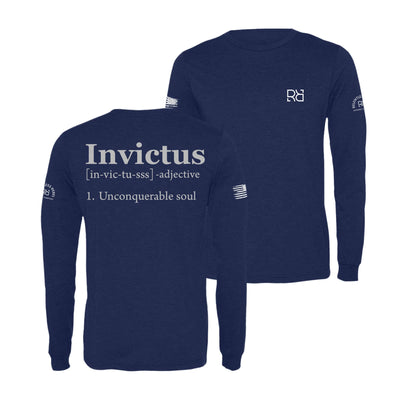 Navy Invictus Men's Dri Fit Long Sleeve