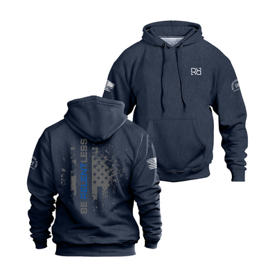 Navy Be Relentless - Law Enforcement Edition Men's Hoodie