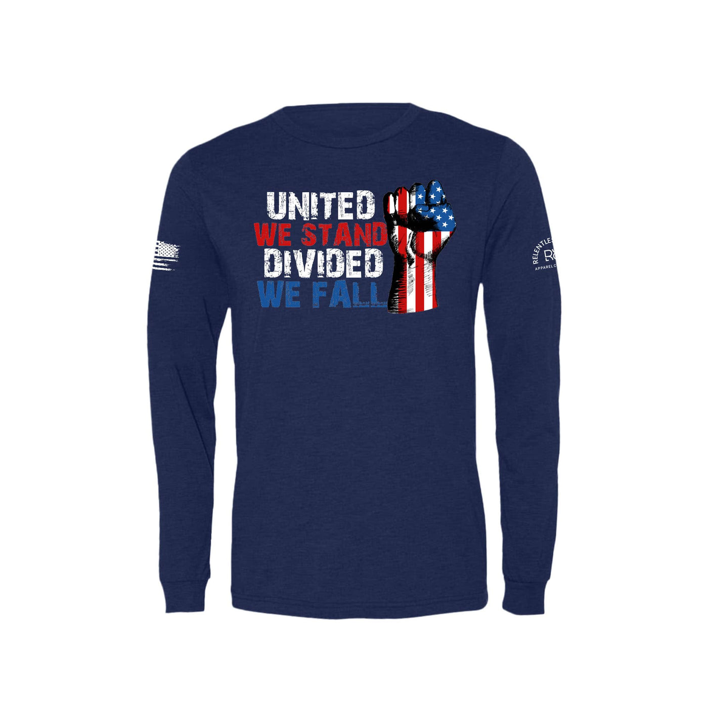 Navy United We Stand Men's Long Sleeve Tee