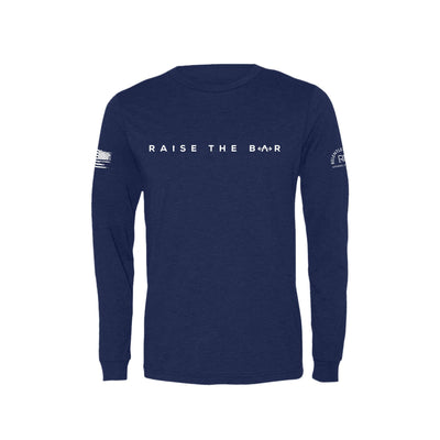 Navy Raise the Bar Men's Long Sleeve