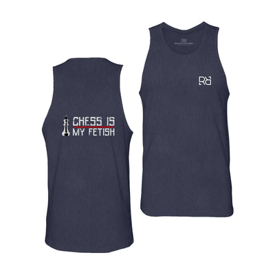 Navy Chess is My Fetish Back Design Tank