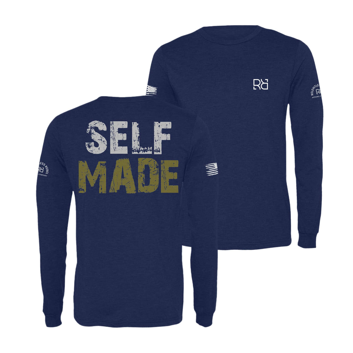 Navy Self Made Men's Dri Fit Long Sleeve