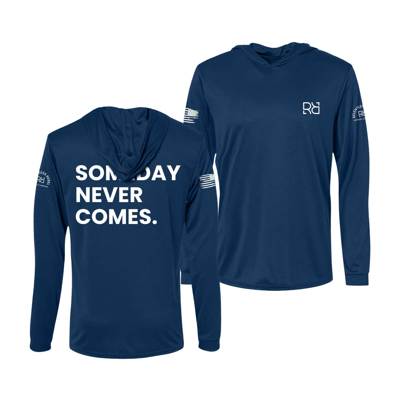 Navy Someday Never Comes Men's Dry Fit