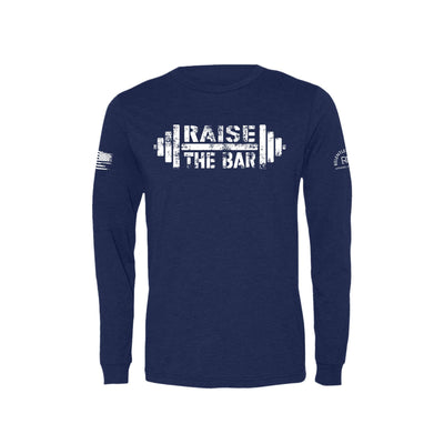 Navy Raise the Bar Men's Long Sleeve Tee