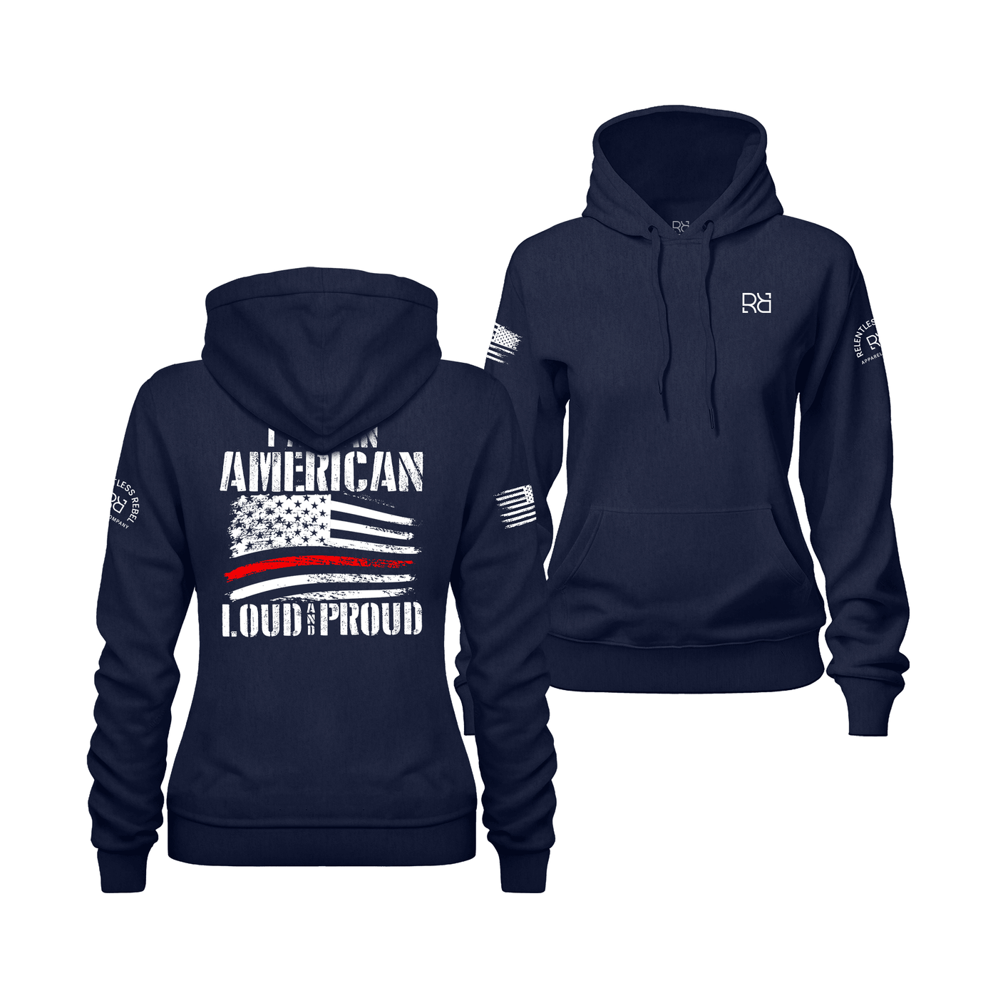 I Am an American - Loud and Proud | Women's Hoodie