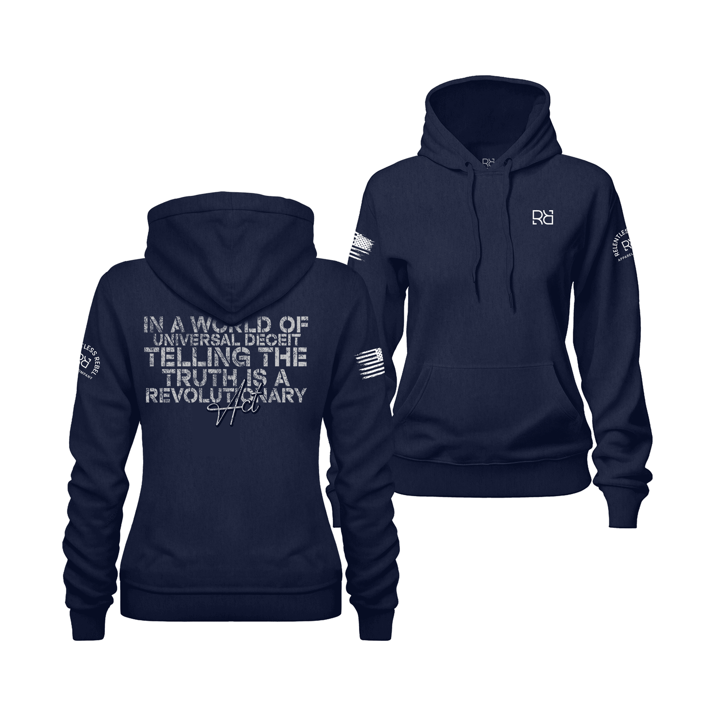 In a World of Universal Deceit... | Women's Hoodie