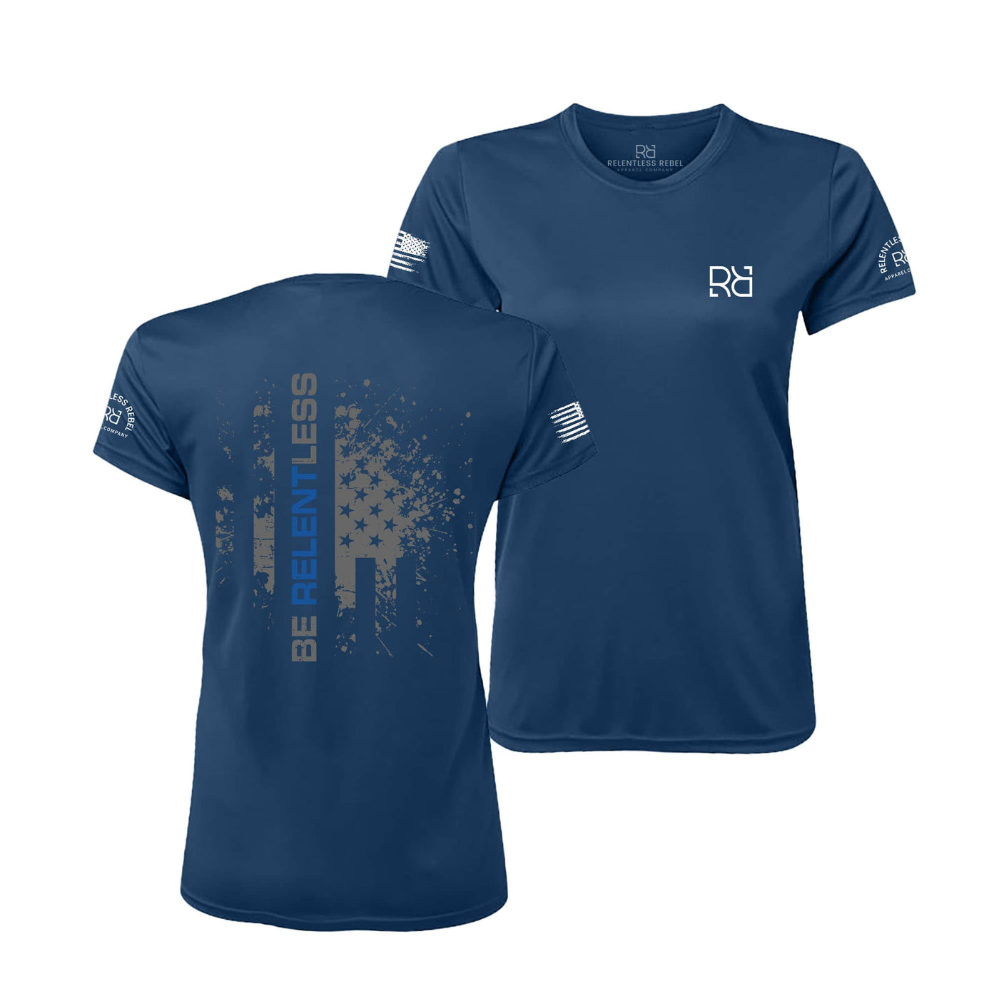 Navy Be Relentless Law Enforcement Edition Women's Dri Fit