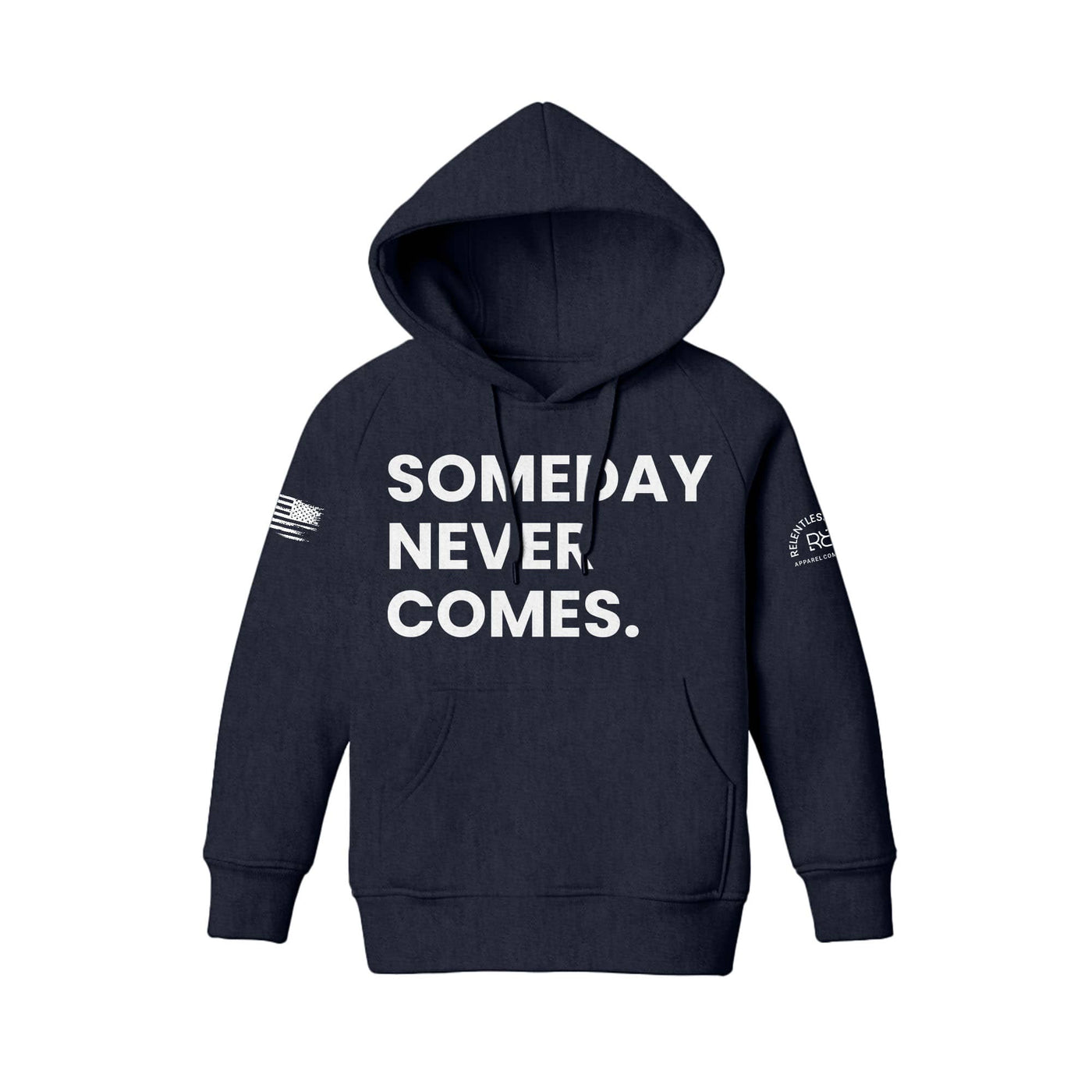 Navy Someday Never Comes Youth Hoodie