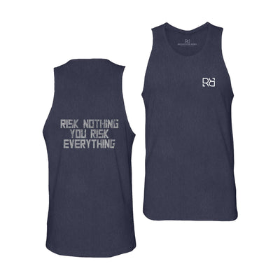 Navy Risk Nothing You Risk Everything Men's Tank Top