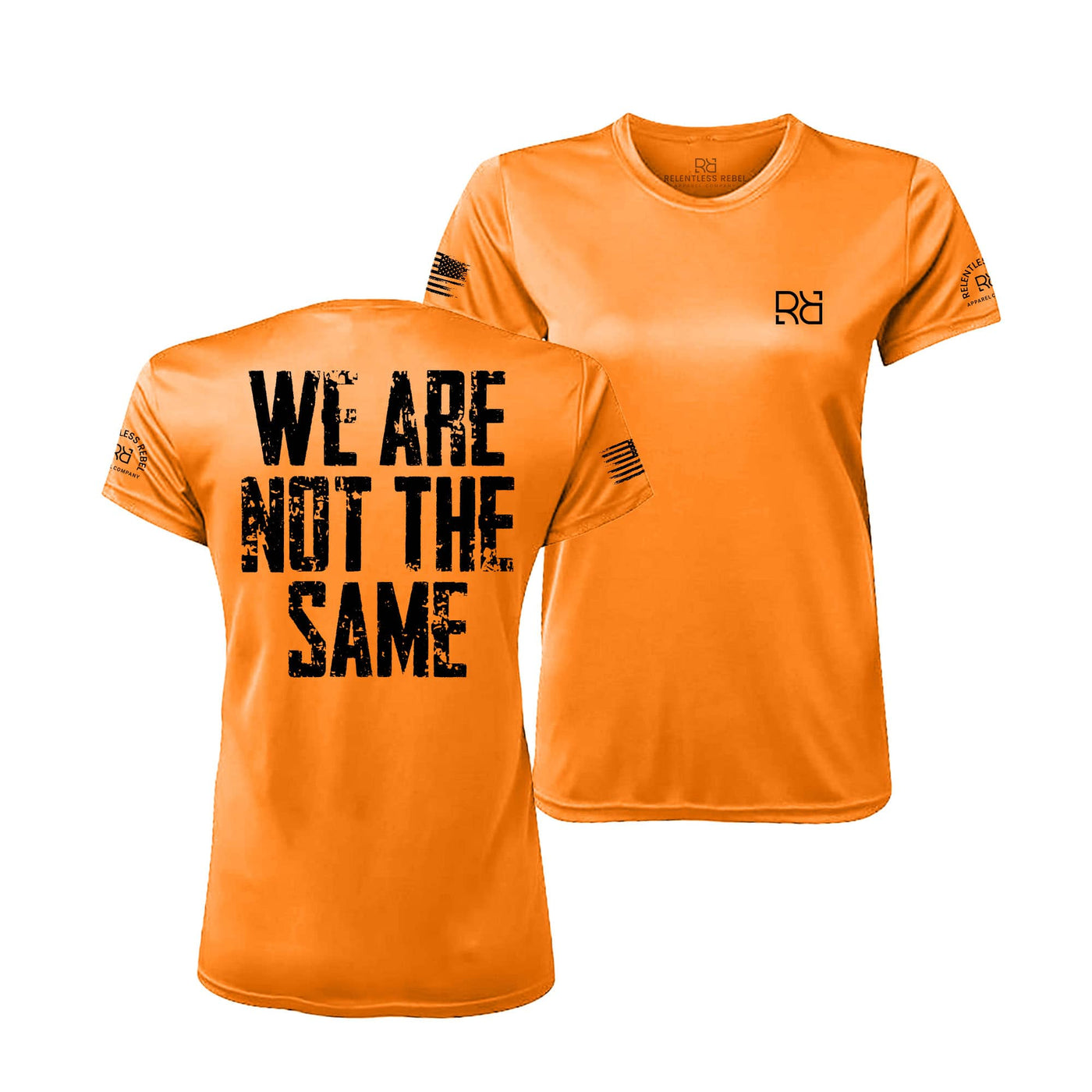 Neon Orange We Are Not the Same Women's Dry Fit