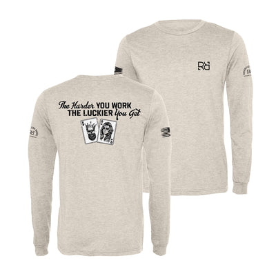 Oatmeal The Harder You Work Men's Long Sleeve