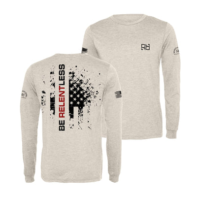 Oatmeal Be Relentless Men's Dri Fit Long Sleeve