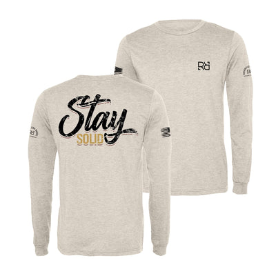 Oatmeal Stay Solid Men's Long Sleeve