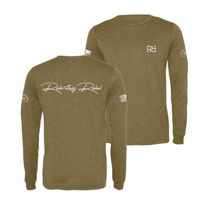 Olive Relentless Rebel Men's Long Sleeve