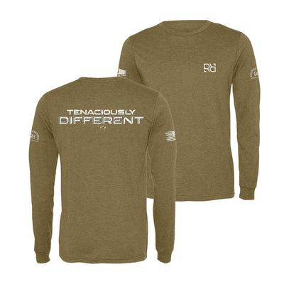 Olive Tenaciously Different Men's Long Sleeve