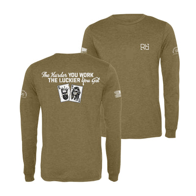 Olive The Harder You Work Men's Long Sleeve