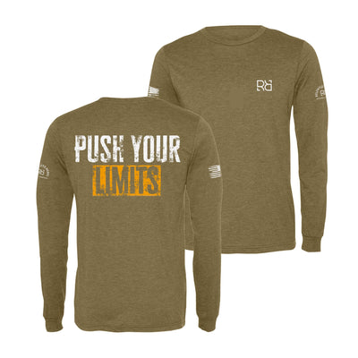 Olive Push Your Limits Men's Long Sleeve