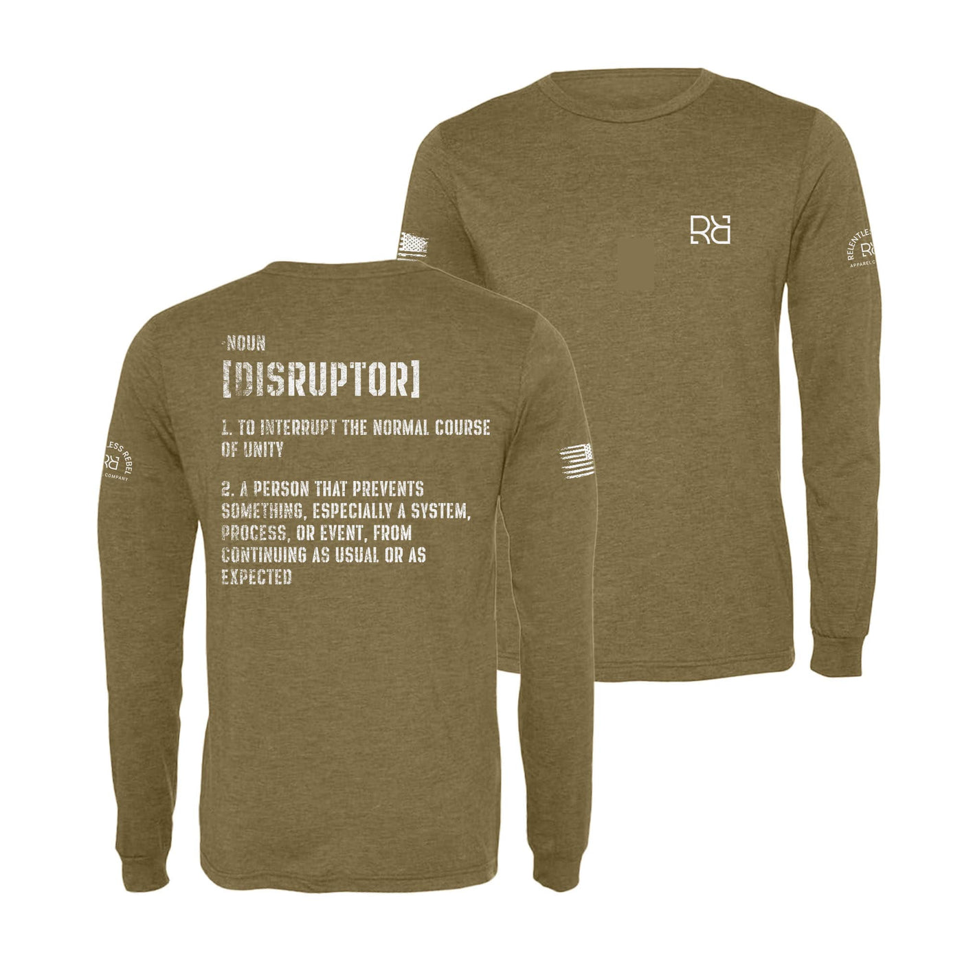 Olive The Disruptor Men's Long Sleeve