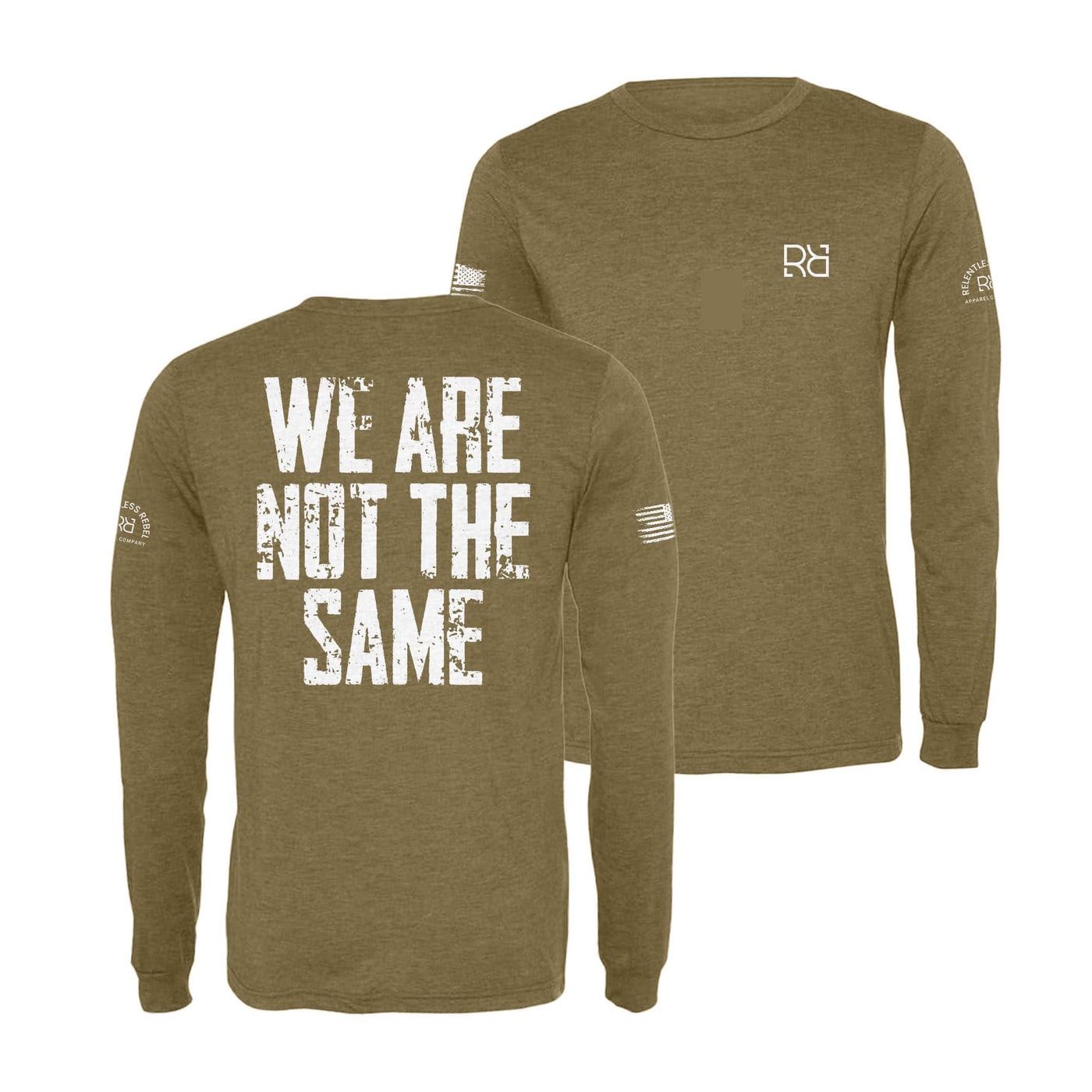 Olive We Are Not The Same Men's Long Sleeve