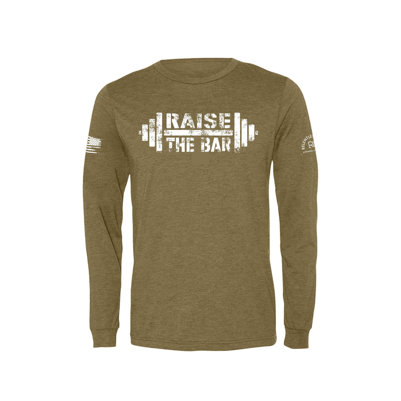 Olive Raise the Bar Men's Long Sleeve Tee