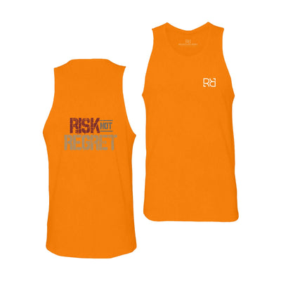 Orange Risk Not Regret Men's Tank Top