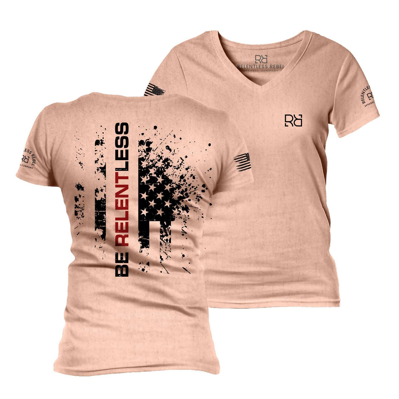 Relentless R Be Relentless | R | V-Neck Women's Tee