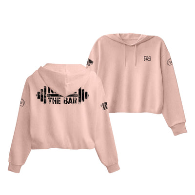 Peach Raise the Bar Women's Cropped Hoodie