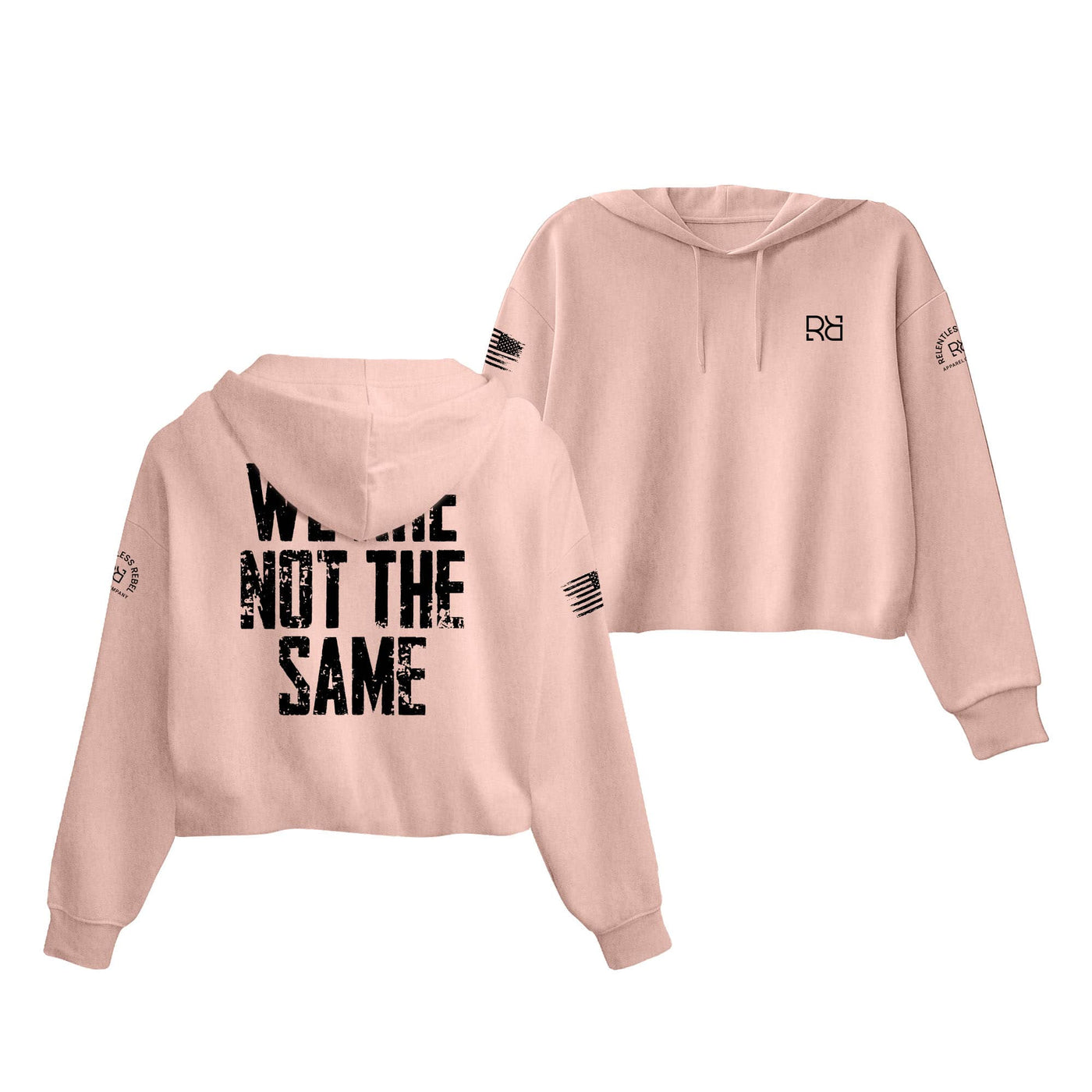 Peach We Are Not The Same Women's Cropped Hoodie