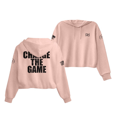 Peach Change the Game Women's Cropped Hoodie