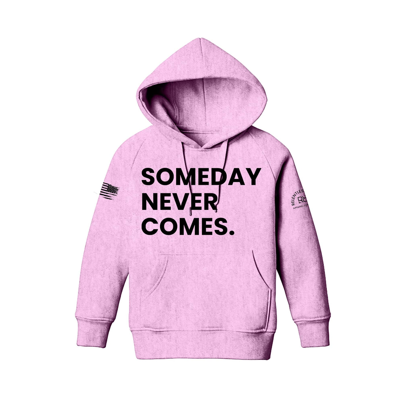 Pink Someday Never Comes Youth Hoodie