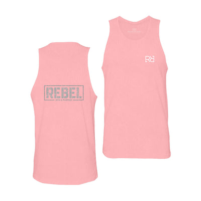 Pink Rebel With A Purpose Men's Tank Top